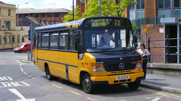 Fleet Buzz Mercedes O814D Plaxton Beaver 2 45